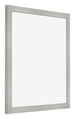 Bilderrahmen 55x55cm Silber Matt MDF Bologna Vorne Schrag | Yourdecoration.de
