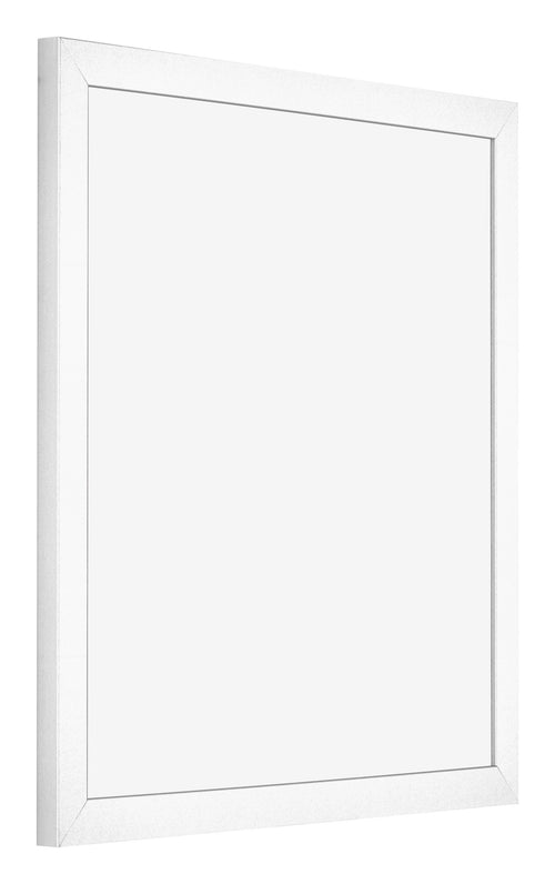 Bilderrahmen 55x55cm Weiss Matt MDF Bologna Vorne Schrag | Yourdecoration.de