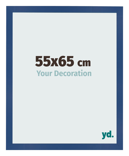 Bilderrahmen 55x65 cm Dunkelblau MDF Bologna Vorne Messe | Yourdecoration.de