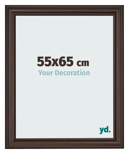 Bilderrahmen 55x65cm Eiche Dunkel MDF Lazio Vorne Messe | Yourdecoration.de
