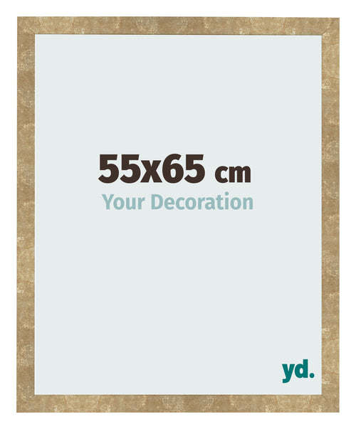 Bilderrahmen 55x65cm Gold Antik MDF Bologna Vorne Messe | Yourdecoration.de