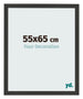 Bilderrahmen 55x65cm Schwarz Gemasert MDF Bologna Vorne Messe | Yourdecoration.de