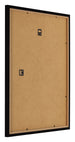 Bilderrahmen 55x65cm Schwarz Hochglanz MDF Bologna Ruckseite Schrag | Yourdecoration.de