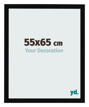Bilderrahmen 55x65cm Schwarz Hochglanz MDF Bologna Vorne Messe | Yourdecoration.de