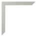 Bilderrahmen 55x65cm Silber Matt MDF Bologna Detail Ecke | Yourdecoration.de