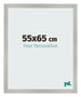Bilderrahmen 55x65cm Silber Matt MDF Bologna Vorne Messe | Yourdecoration.de