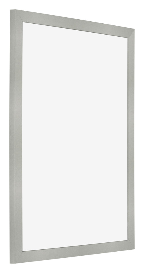 Bilderrahmen 55x65cm Silber Matt MDF Bologna Vorne Schrag | Yourdecoration.de