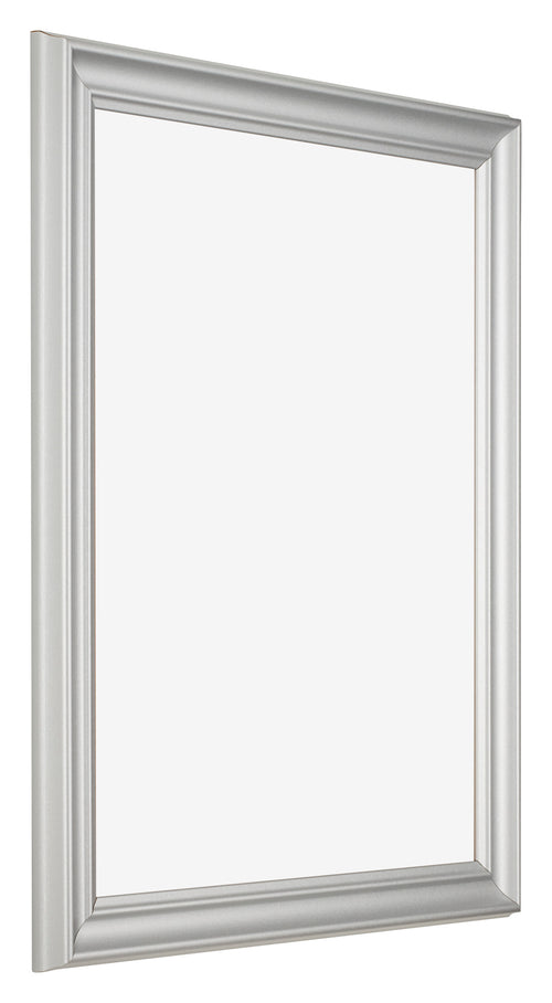 Bilderrahmen 55x65cm Silber Matt MDF Lazio Vorne Schrag | Yourdecoration.de