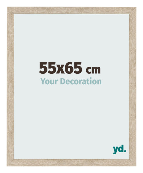 Bilderrahmen 55x65cm Sonoma Eiche MDF Bologna Vorne Messe | Yourdecoration.de