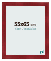 Bilderrahmen 55x65cm Weinrot Gewischt MDF Pisa Vorne Messe | Yourdecoration.de