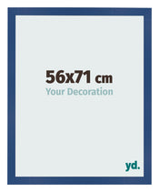 Bilderrahmen 56x71 cm Dunkelblau MDF Bologna Vorne Messe | Yourdecoration.de
