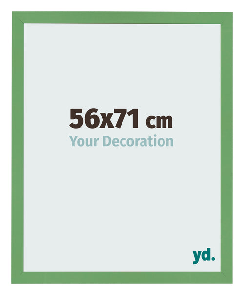 Bilderrahmen 56x71 cm Grun MDF Bologna Vorne Messe | Yourdecoration.de