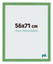 Bilderrahmen 56x71 cm Grun MDF Bologna Vorne Messe | Yourdecoration.de
