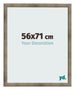 Bilderrahmen 56x71 cm Metall Vintage MDF Bologna Vorne Messe | Yourdecoration.de