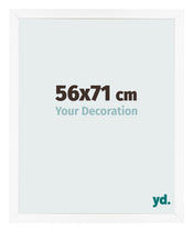 Bilderrahmen 56x71 cm Weiss Matt MDF Bologna Vorne Messe | Yourdecoration.de