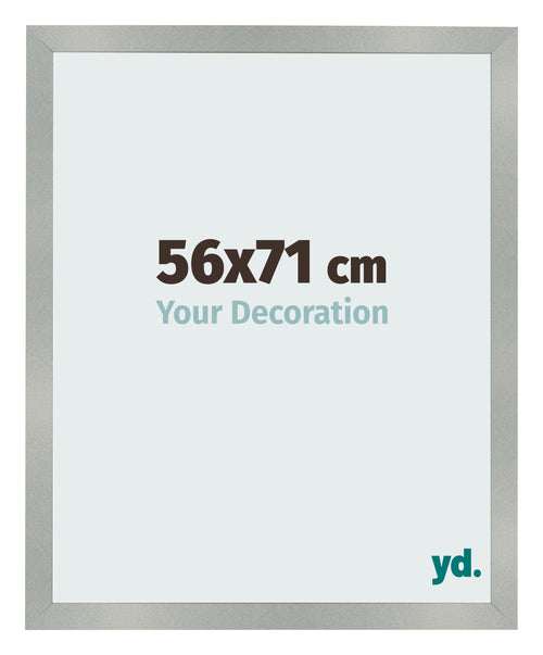 Bilderrahmen 56x71cm Aluminium Gebürstet MDF Bologna Vorne Messe | Yourdecoration.de