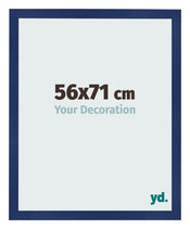 Bilderrahmen 56x71cm Dunkelblau Gewischt MDF Bologna Vorne Messe | Yourdecoration.de