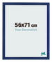 Bilderrahmen 56x71cm Dunkelblau Gewischt MDF Bologna Vorne Messe | Yourdecoration.de