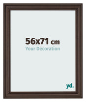 Bilderrahmen 56x71cm Eiche Dunkel MDF Lazio Vorne Messe | Yourdecoration.de