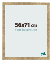 Bilderrahmen 56x71cm Gold Antik MDF Bologna Vorne Messe | Yourdecoration.de