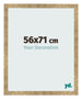 Bilderrahmen 56x71cm Gold Antik MDF Bologna Vorne Messe | Yourdecoration.de