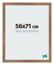 Bilderrahmen 56x71cm Kupfer Dekor MDF Bologna Vorne Messe | Yourdecoration.de