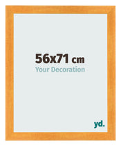 Bilderrahmen 56x71cm Orange MDF Pisa Vorne Messe | Yourdecoration.de