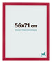 Bilderrahmen 56x71cm Rot MDF Bologna Vorne Messe | Yourdecoration.de