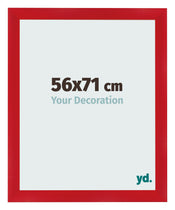 Bilderrahmen 56x71cm Rot MDF Pisa Vorne Messe | Yourdecoration.de