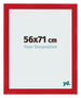Bilderrahmen 56x71cm Rot MDF Pisa Vorne Messe | Yourdecoration.de