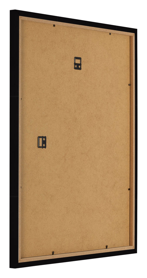Bilderrahmen 56x71cm Schwarz Hochglanz MDF Bologna Ruckseite Schrag | Yourdecoration.de