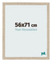 Bilderrahmen 56x71cm Sonoma Eiche MDF Bologna Vorne Messe | Yourdecoration.de