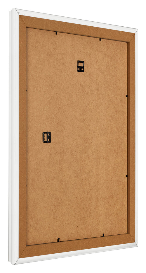 Bilderrahmen 56x71cm Weiss Gewischt MDF Lazio Ruckseite Schrag | Yourdecoration.de
