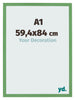 Bilderrahmen 59 4x84 cm A1 Grun MDF Bologna Vorne Messe | Yourdecoration.de