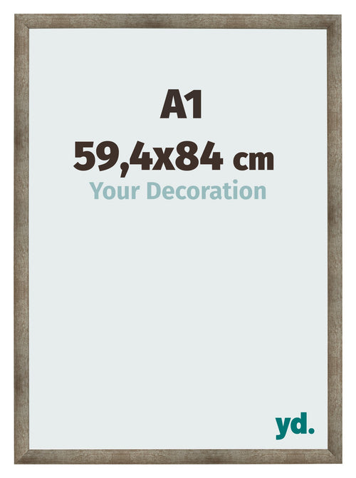 Bilderrahmen 59 4x84 cm A1 Metall Vintage MDF Bologna Vorne Messe | Yourdecoration.de