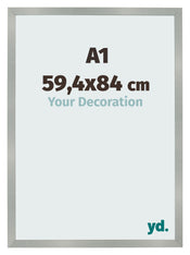 Bilderrahmen 59 4x84cm A1 Aluminium Gebürstet MDF Bologna Vorne Messe | Yourdecoration.de