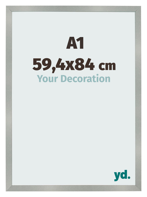 Bilderrahmen 59 4x84cm A1 Aluminium Gebürstet MDF Bologna Vorne Messe | Yourdecoration.de
