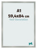 Bilderrahmen 59 4x84cm A1 Aluminium Gebürstet MDF Bologna Vorne Messe | Yourdecoration.de