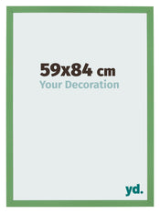 Bilderrahmen 59x84 cm Grun MDF Bologna Vorne Messe | Yourdecoration.de