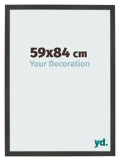 Bilderrahmen 59x84cm Antrazit MDF Bologna Vorne Messe | Yourdecoration.de