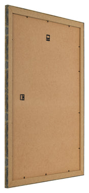 Bilderrahmen 59x84cm Blau Gold Meliert MDF Pisa Ruckseite Schrag | Yourdecoration.de