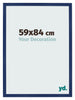 Bilderrahmen 59x84cm Dunkelblau Gewischt MDF Bologna Vorne Messe | Yourdecoration.de