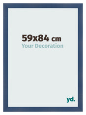 Bilderrahmen 59x84cm Dunkelblau Gewischt MDF Pisa Vorne Messe | Yourdecoration.de