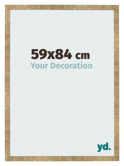 Bilderrahmen 59x84cm Gold Antik MDF Bologna Vorne Messe | Yourdecoration.de