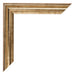 Bilderrahmen 59x84cm Gold Antik MDF Lazio Detail Ecke | Yourdecoration.de