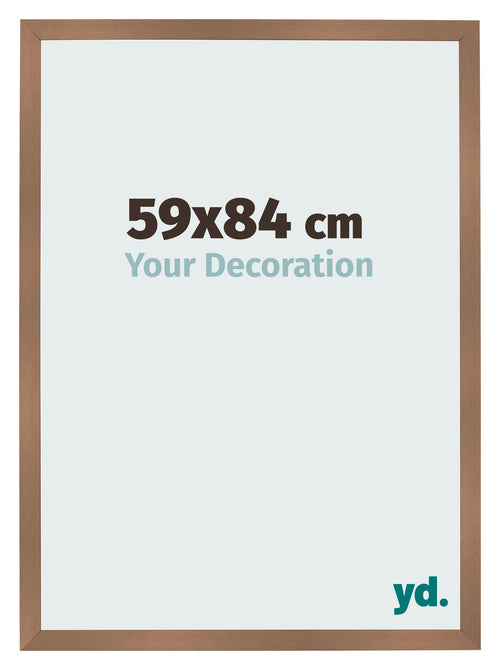 Bilderrahmen 59x84cm Kupfer Dekor MDF Bologna Vorne Messe | Yourdecoration.de