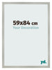 Bilderrahmen 59x84cm Silber Matt MDF Bologna Vorne Messe | Yourdecoration.de