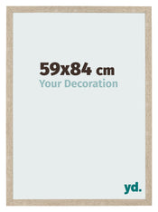 Bilderrahmen 59x84cm Sonoma Eiche MDF Bologna Vorne Messe | Yourdecoration.de