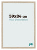 Bilderrahmen 59x84cm Sonoma Eiche MDF Bologna Vorne Messe | Yourdecoration.de