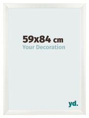 Bilderrahmen 59x84cm Weiß Vintage MDF Pisa Vorne Messe | Yourdecoration.de